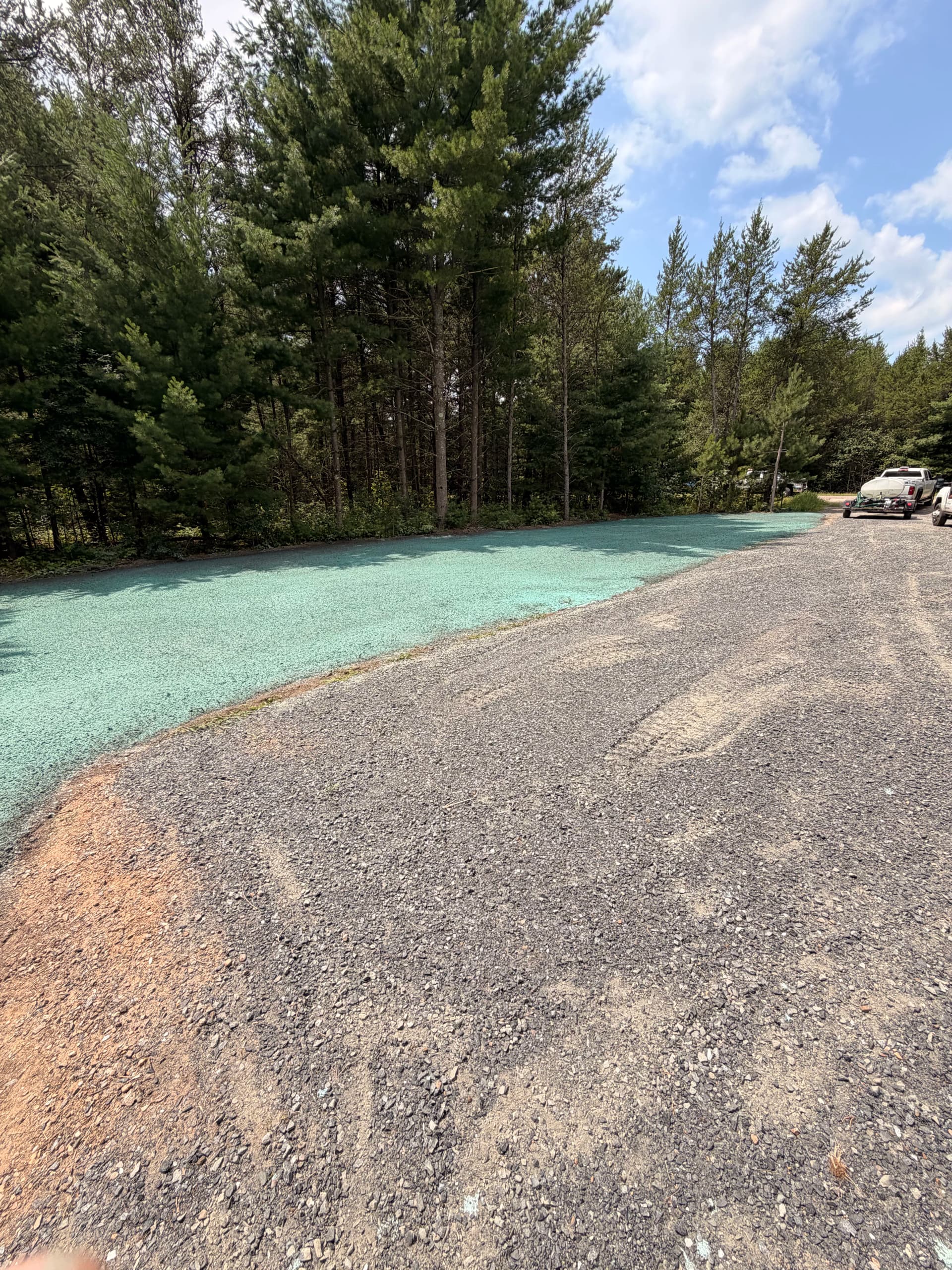 Gallery photos for Bare Ground to Full Green Lawn with Hydroseeding: Image #2