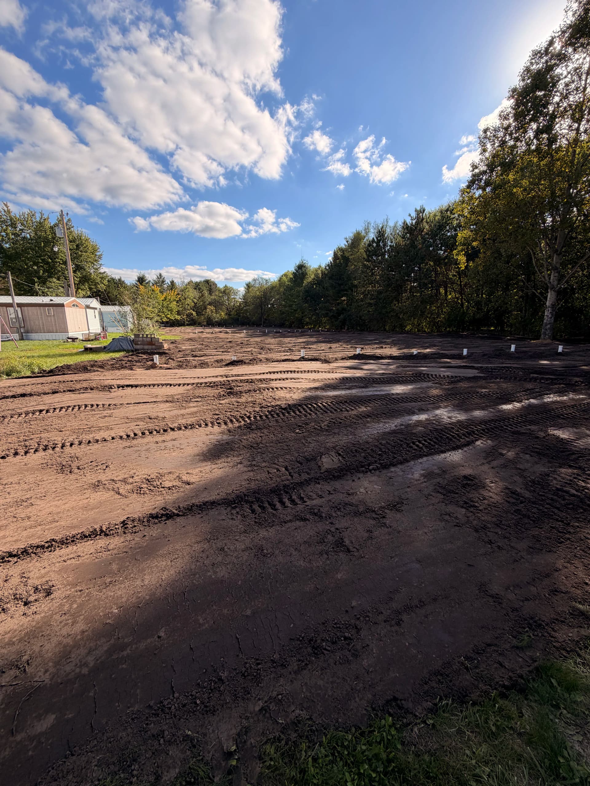 250 Yards of Screened Dirt and a Brand New Lawn Near Lake Wissota