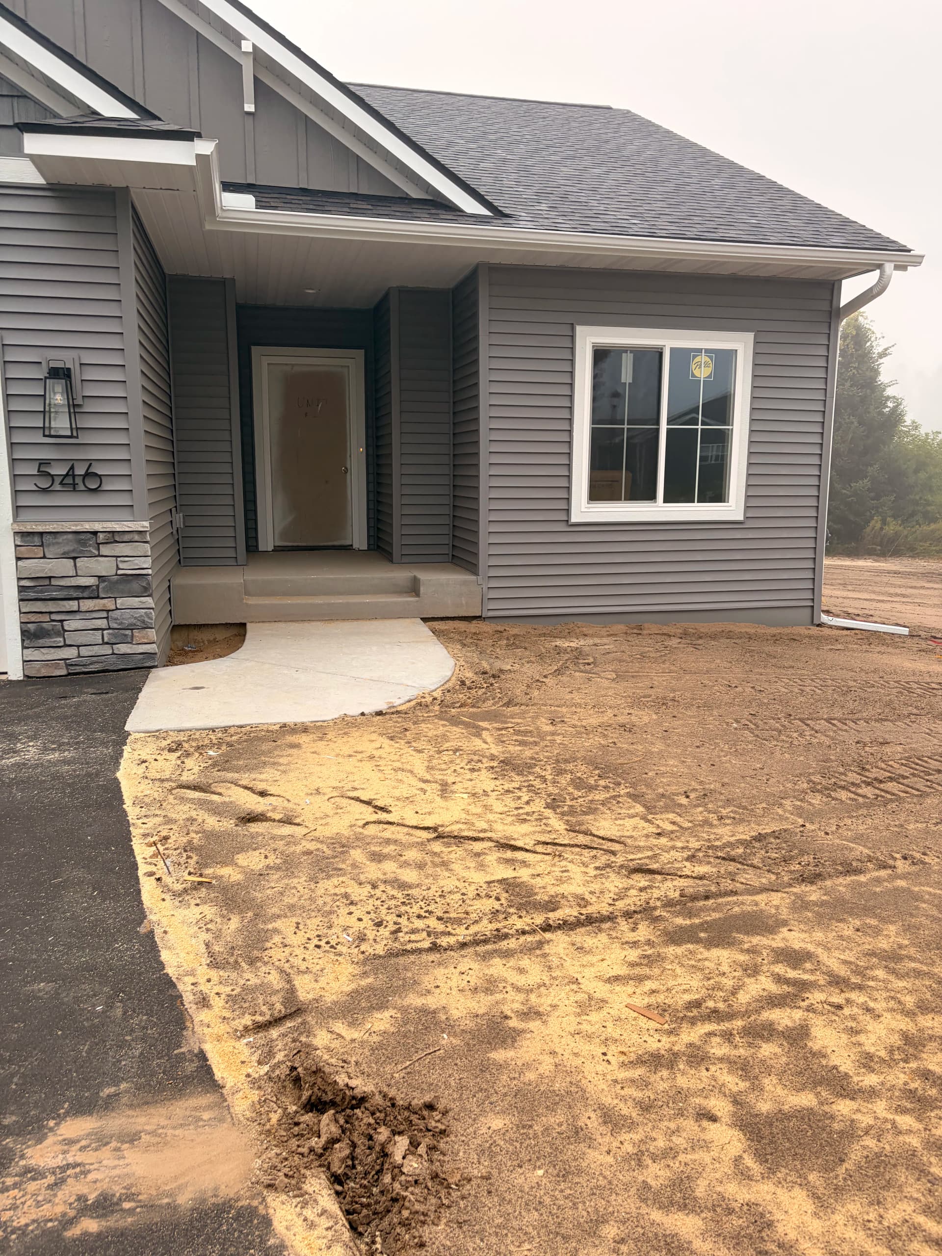 Gallery photos for New Construction Hydroseeding and Lawn Installation in Fall Creek: Image #3