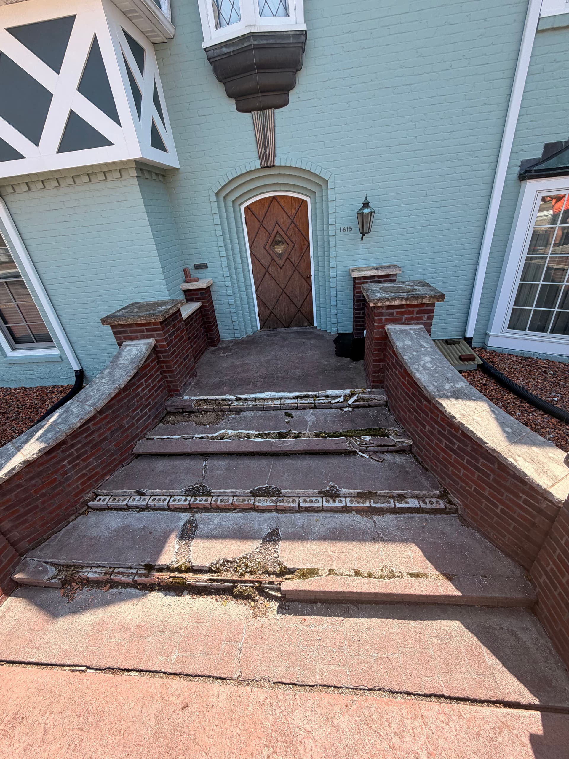 Gallery photos for Crumbling Front Steps Rebuilt Right in Eau Claire: Image #1