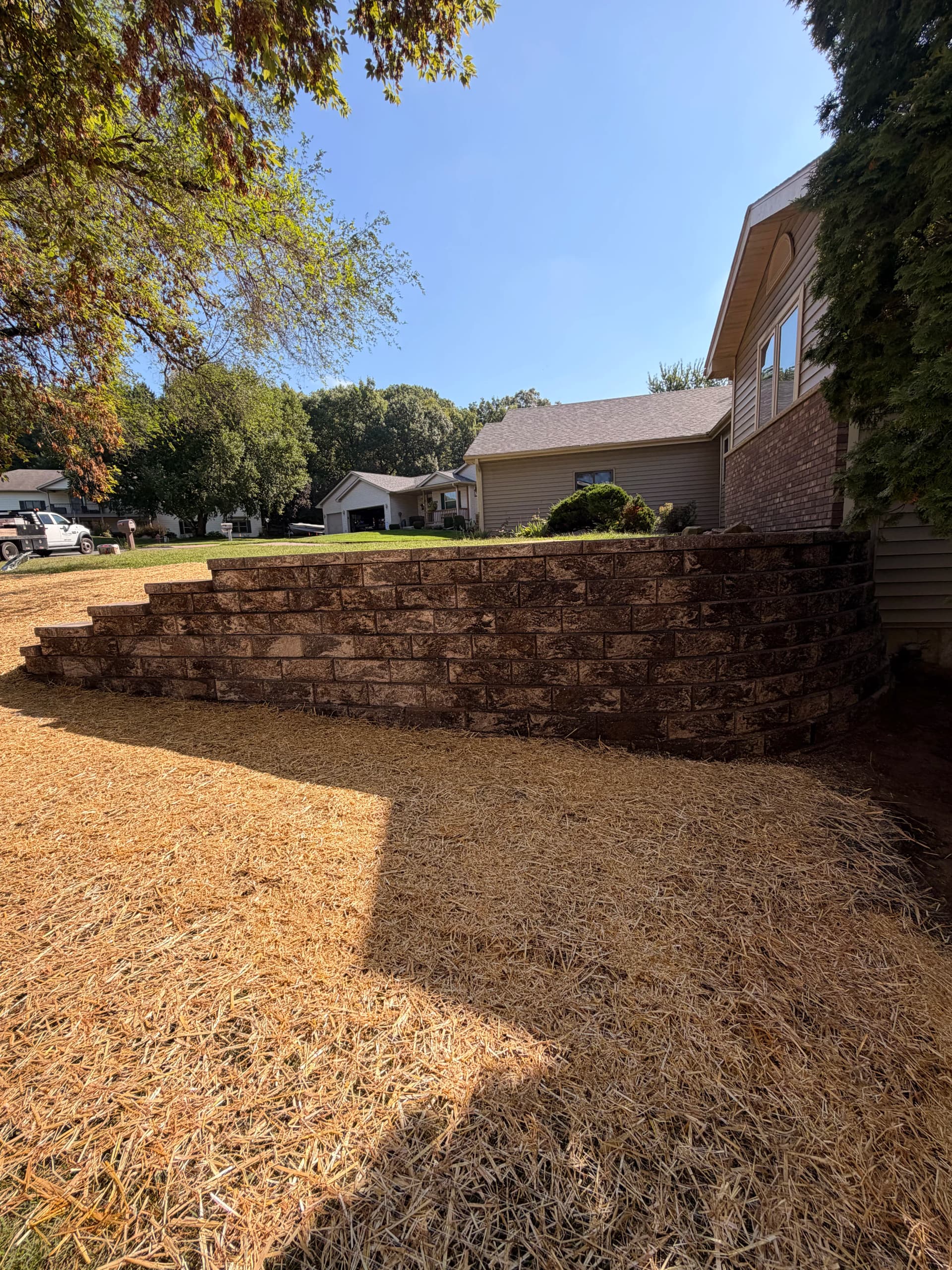 Gallery photos for 40-Foot Retaining Wall Replacement in Eau Claire: Image #6