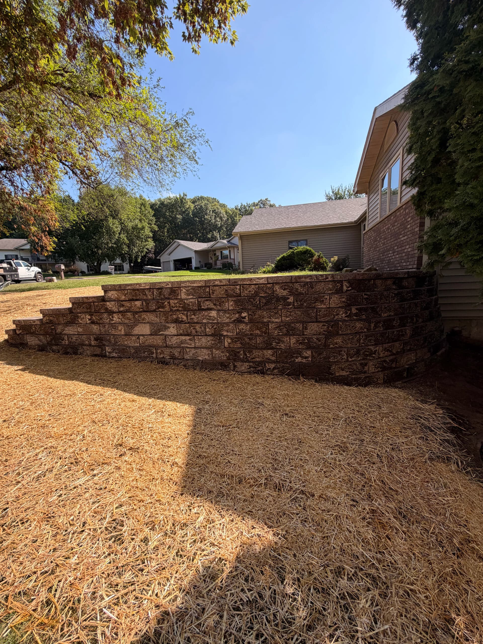 Gallery photos for 40-Foot Retaining Wall Replacement in Eau Claire: Image #7
