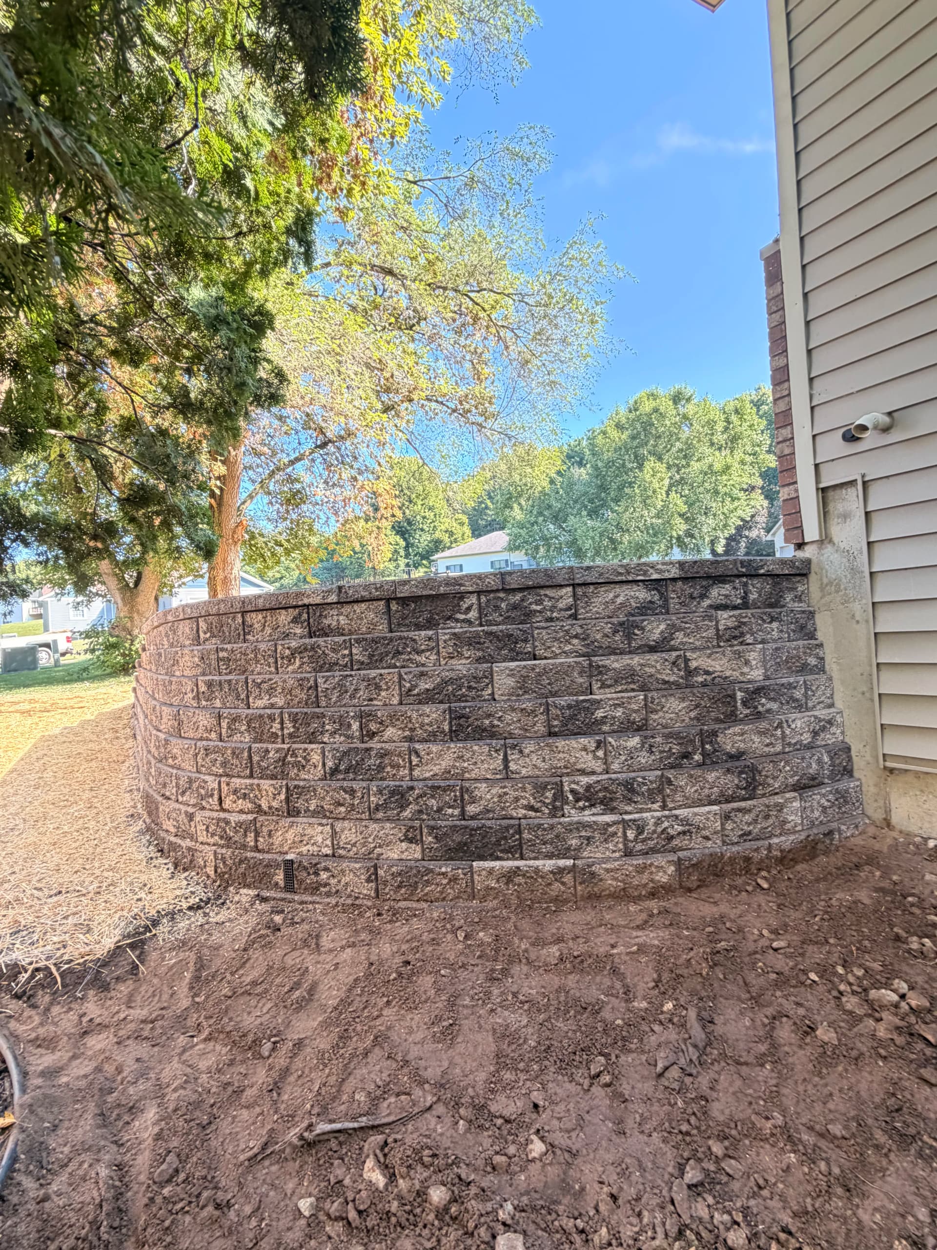 Gallery photos for 40-Foot Retaining Wall Replacement in Eau Claire: Image #2