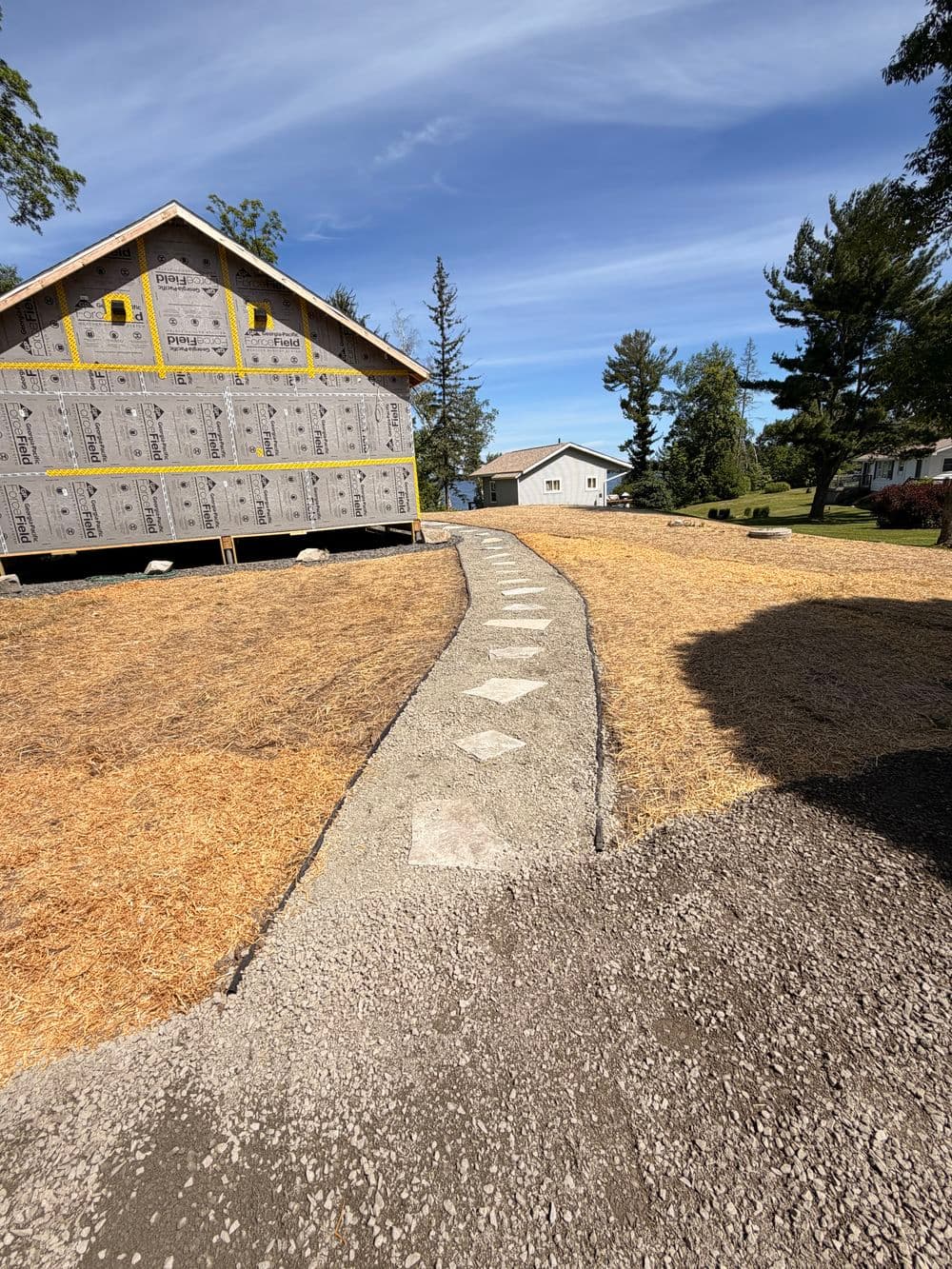 Gallery photos for Full Landscaping Overhaul with Boulder Walls and Gravel Driveway in Luck, WI: Image #10