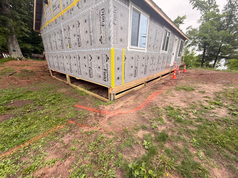 Gallery photos for Full Landscaping Overhaul with Boulder Walls and Gravel Driveway in Luck, WI: Image #6